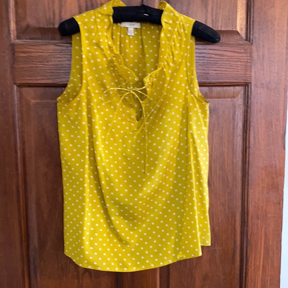 JCrew silk polka dot tank - Picture 1 of 5